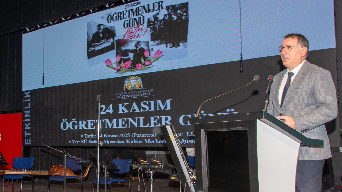 Selçuk Üniversitesinde Öğretmenler Günü’ne özel program
